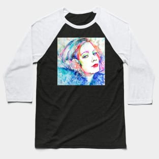 GRETA GARBO watercoloor and ink portrait Baseball T-Shirt